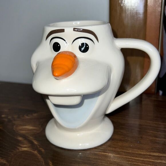 Disney Frozen Olaf Face 3D Coffee Mug - Picture 1 of 7